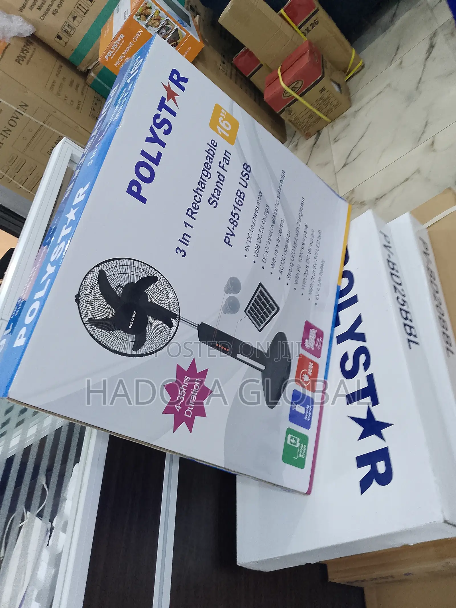 Best-Selling 16" Polystar Rechargeable Fan