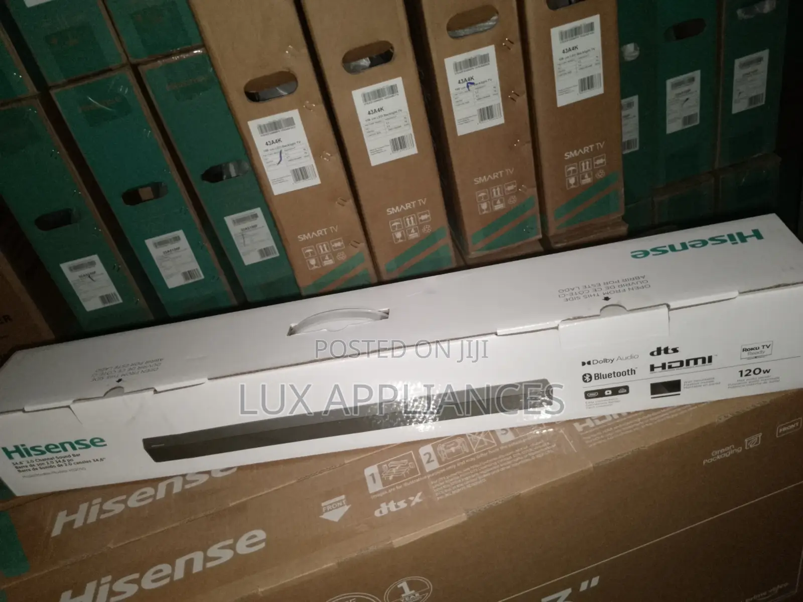 100% Quality Hisense Sound System 2.0ch ''120w''