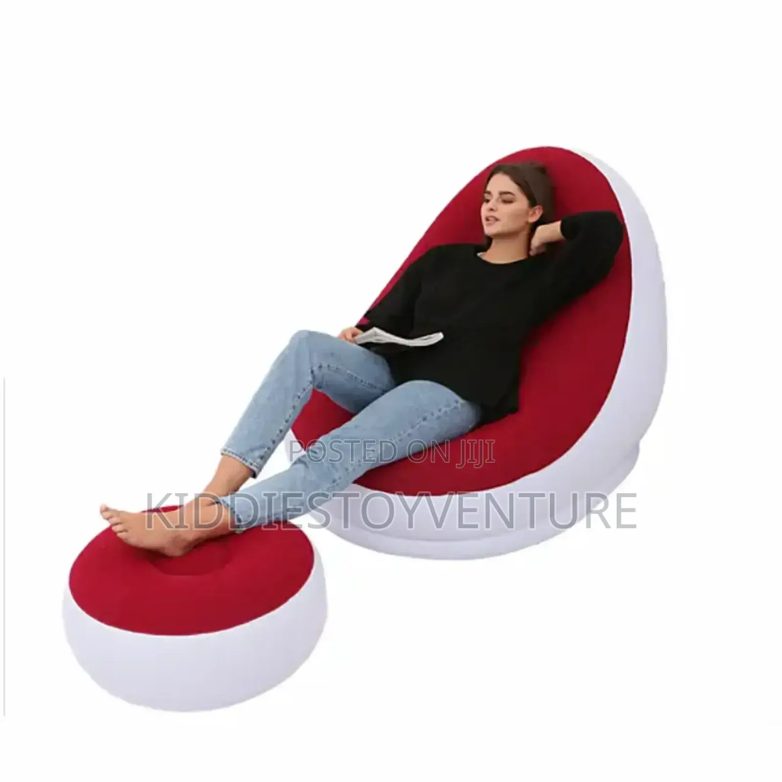 Air Lounge Sofa Bed Inflatable Portable Folding Sofa I