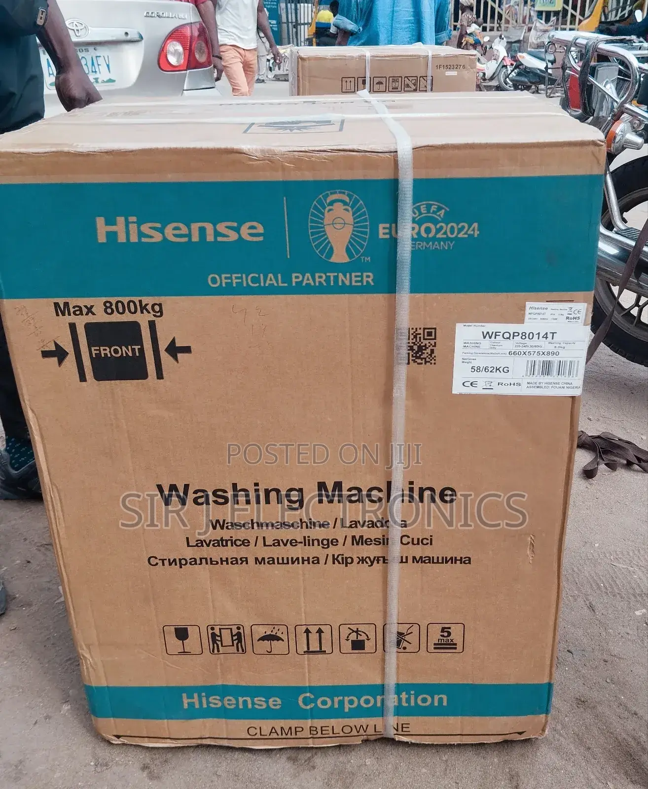 Brand New 8kg Hisense Automatic Washing and Spinning Machine