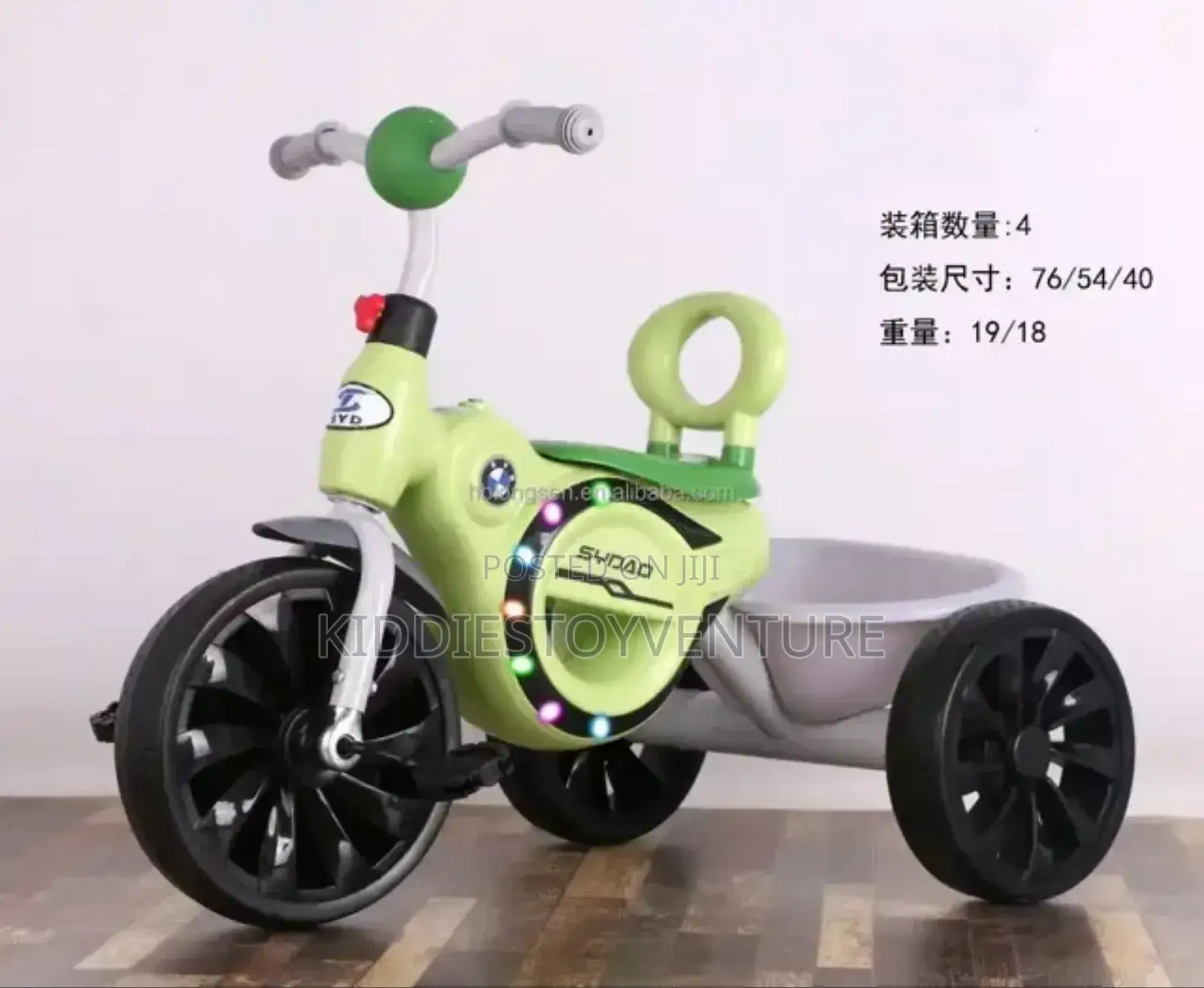 Popular Design Plastic Baby Tricycle With 3 Wheel