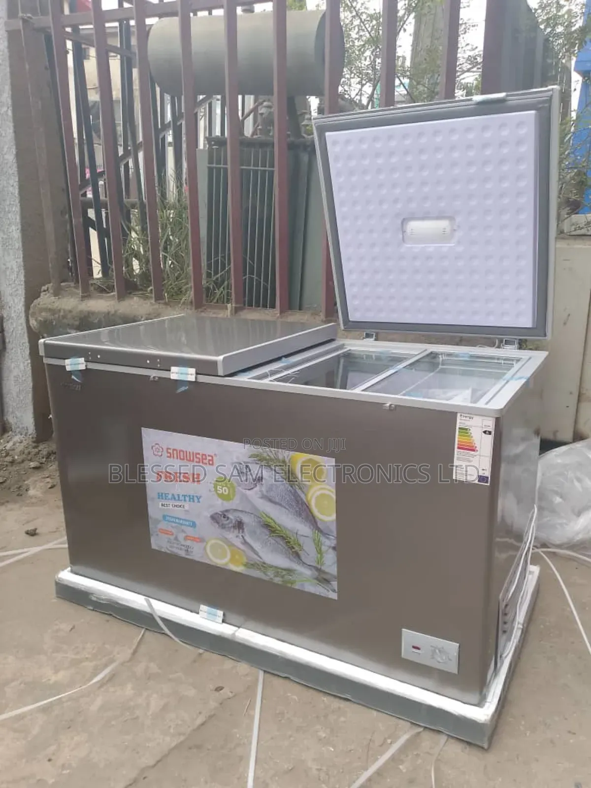 New > Snowsea Double Door Freezer 600_litre Fast Cooling