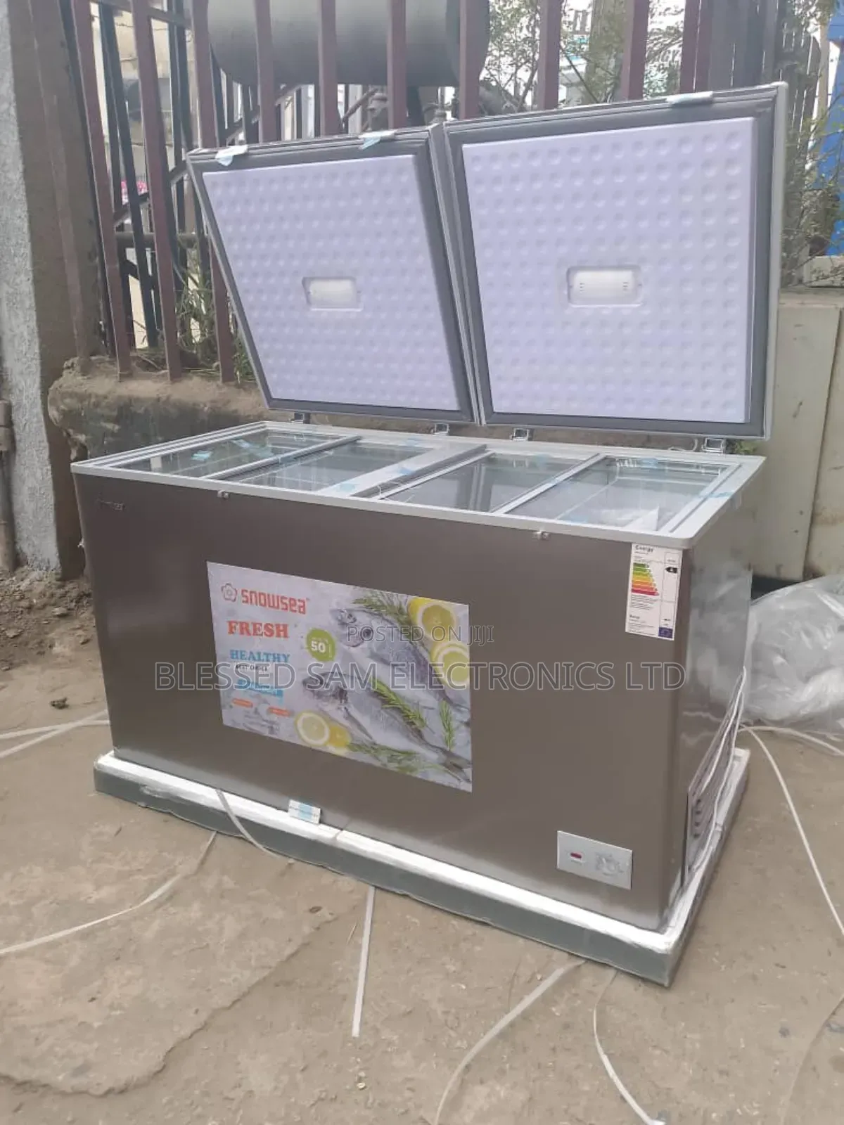 New > Snowsea Double Door Freezer 600_litre Fast Cooling