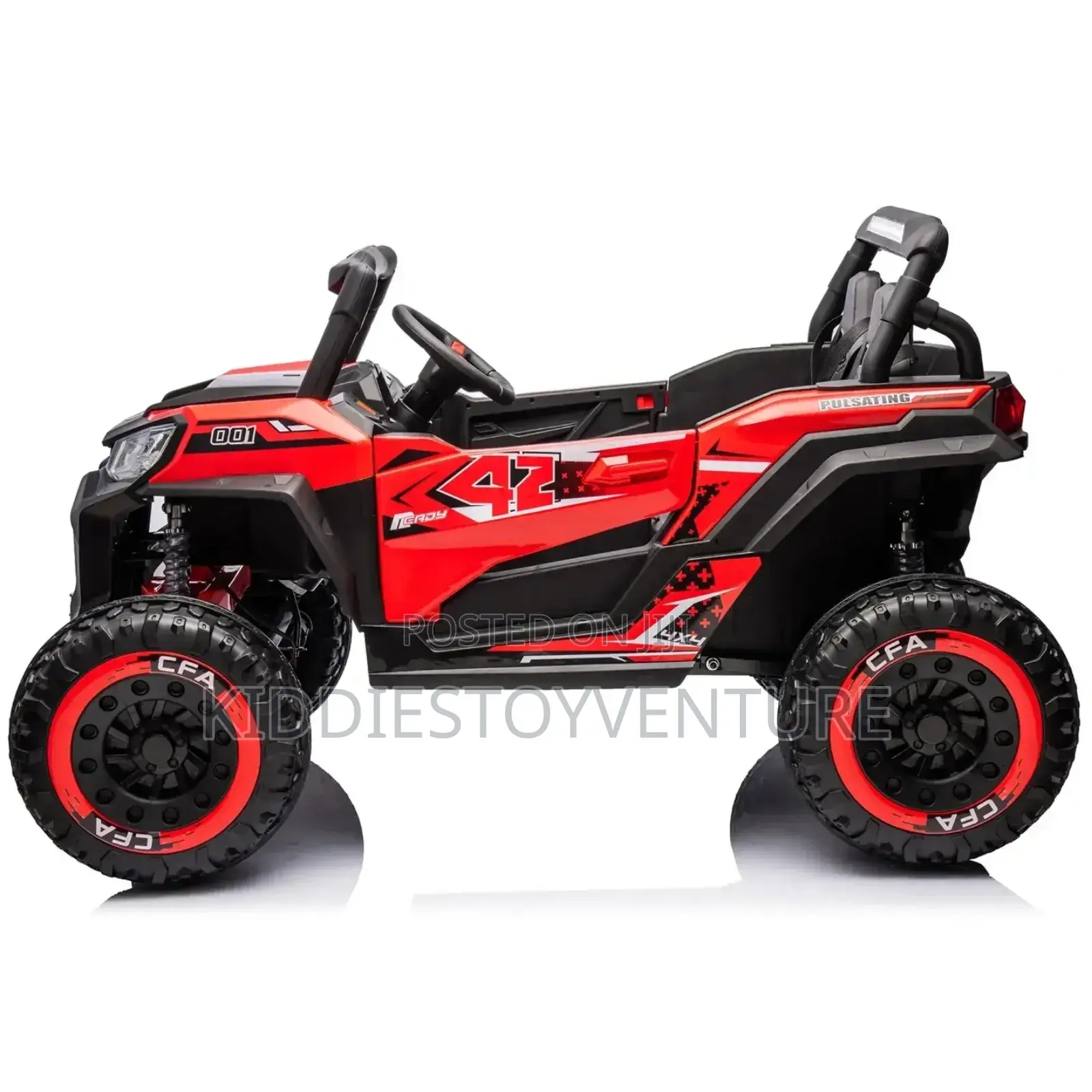 Buggy Nel-913 Two Seater 24v Kid Ride on Car Red
