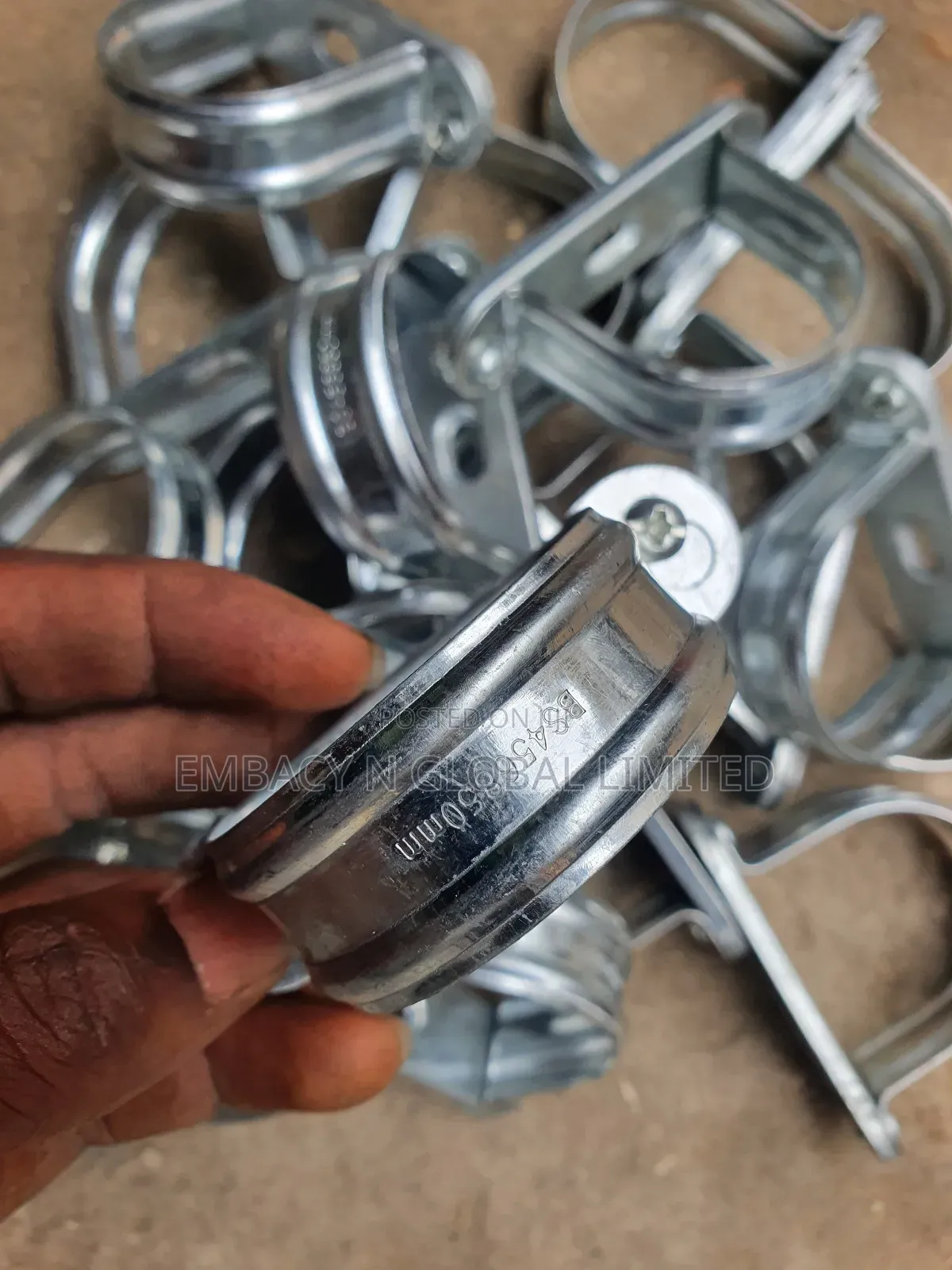 50mm Stainless Steel Clips for Cables and Pipe