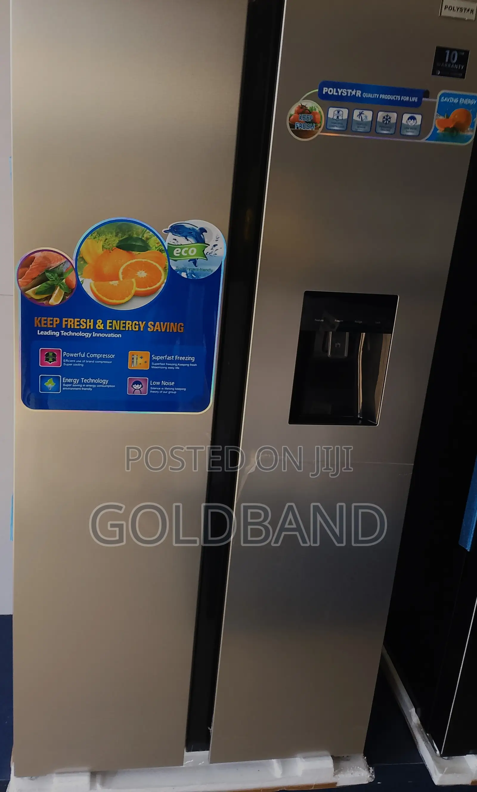 The Strongest Polystar 436L Fridge "Pv-Sbs666wd-Inv"