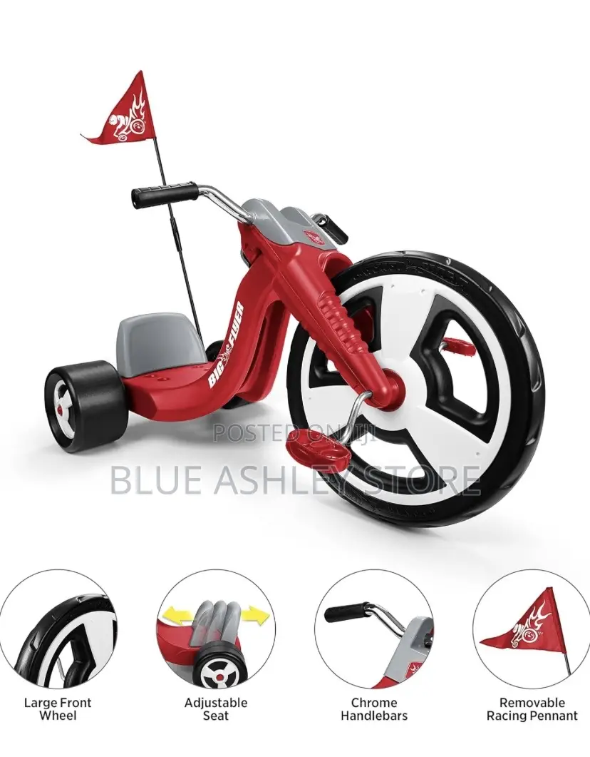 Radio Flyer Deluxe Big Flyer 16 Inch Big Front Wheel