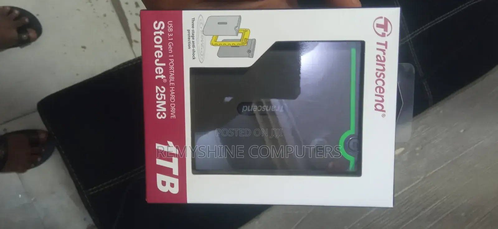 Transcend USB 3.1 Gen 1 Portable Hard Drive 1tb