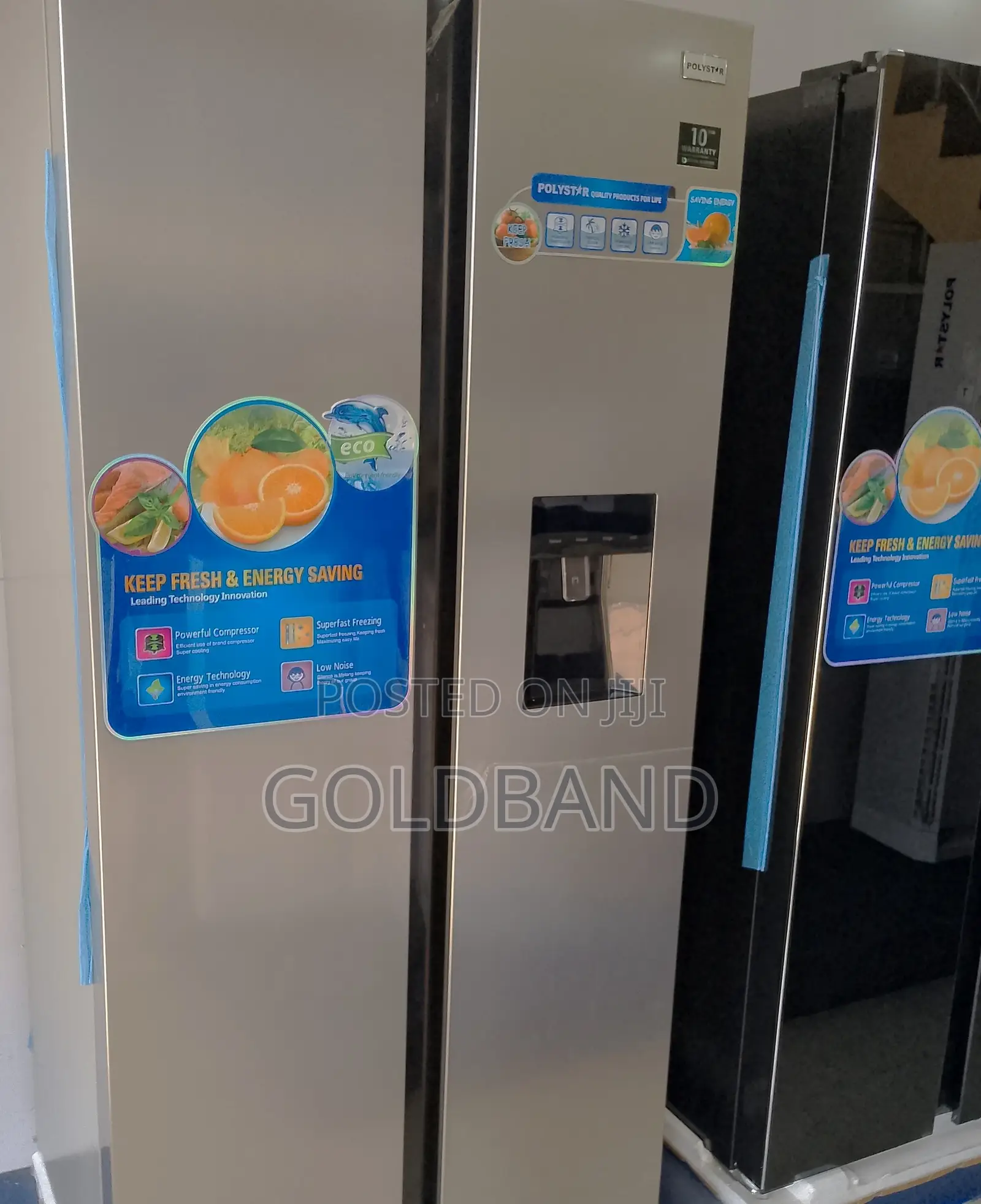 Most Durable Pv-Sbs666wd-Inv Polystar Fridge