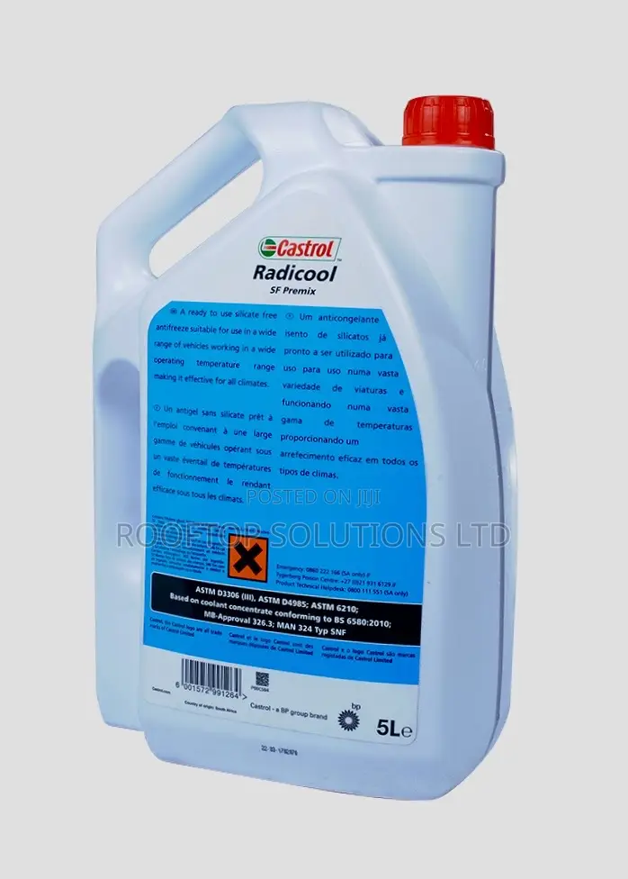 Castrol Radicool Sf Premix Long Life Coolant 5litres