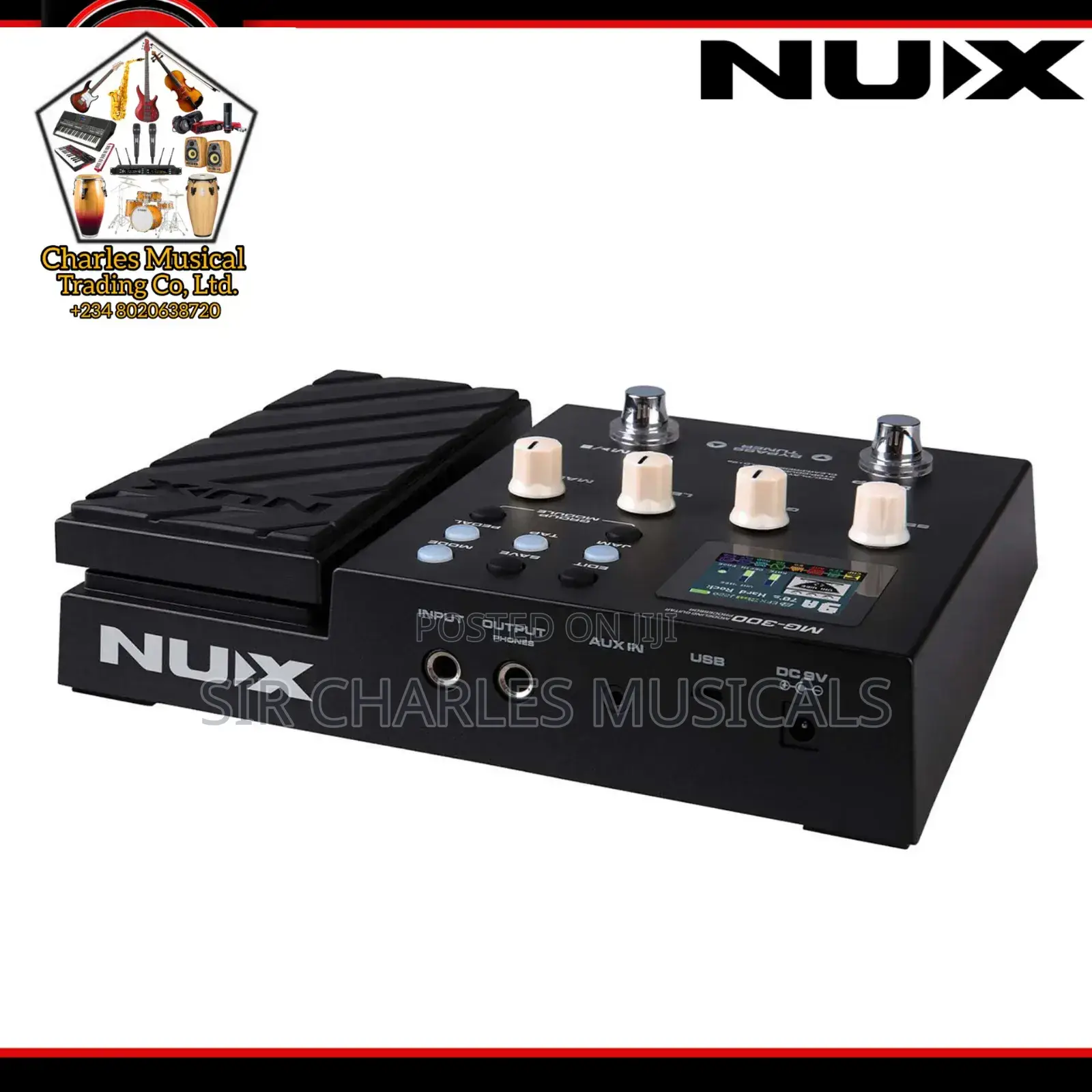 Nux Mg-300 Modeling Guitar Processor