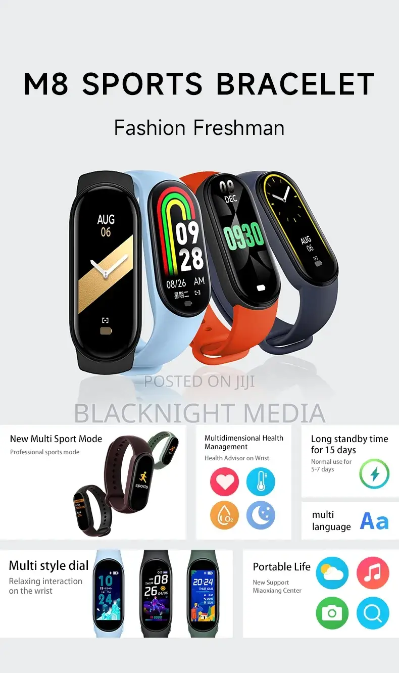 M8 Smart Band (Mi Band 8 Copy)