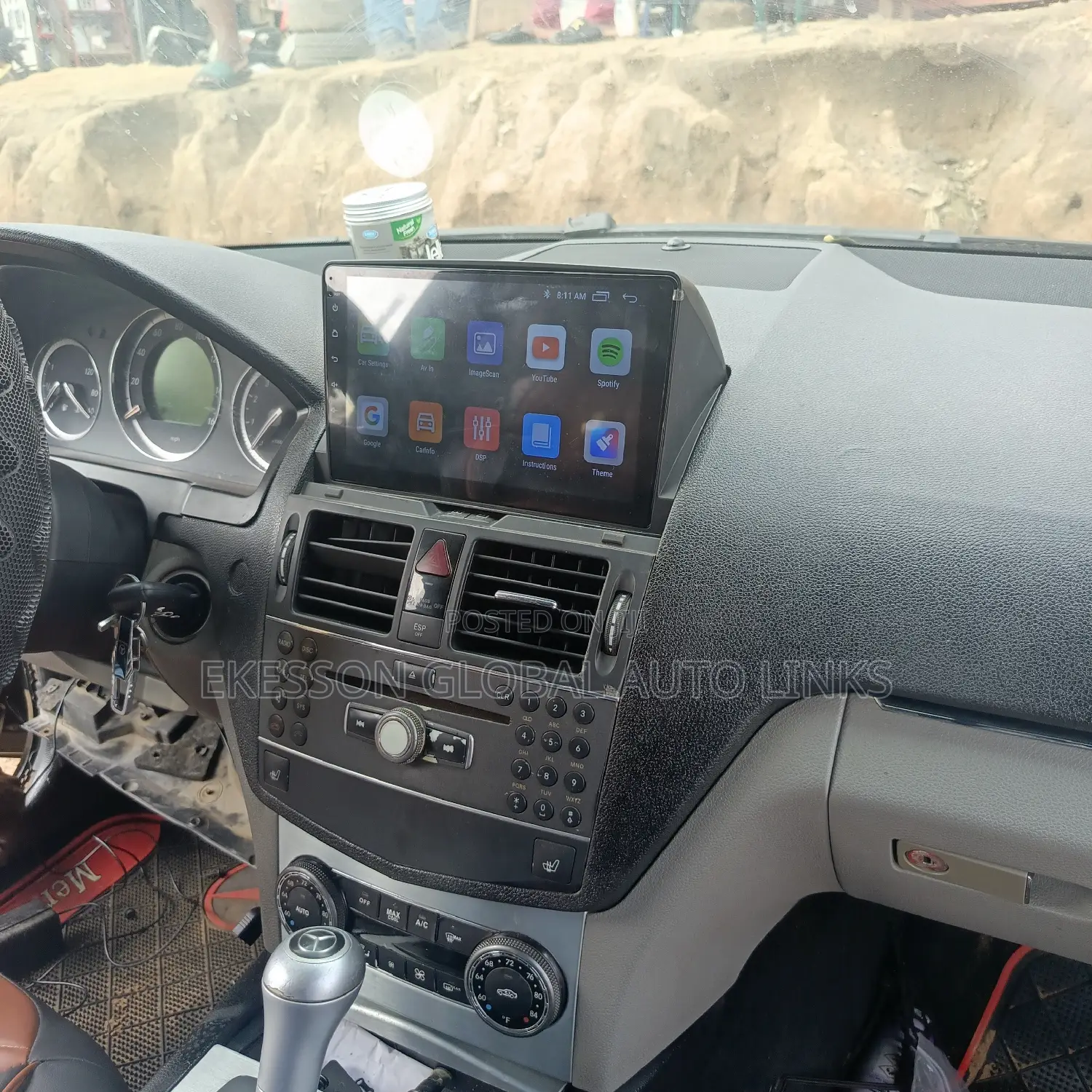 Android Screen+ Rear Camera for Benz 2008-2010 C-300 Model