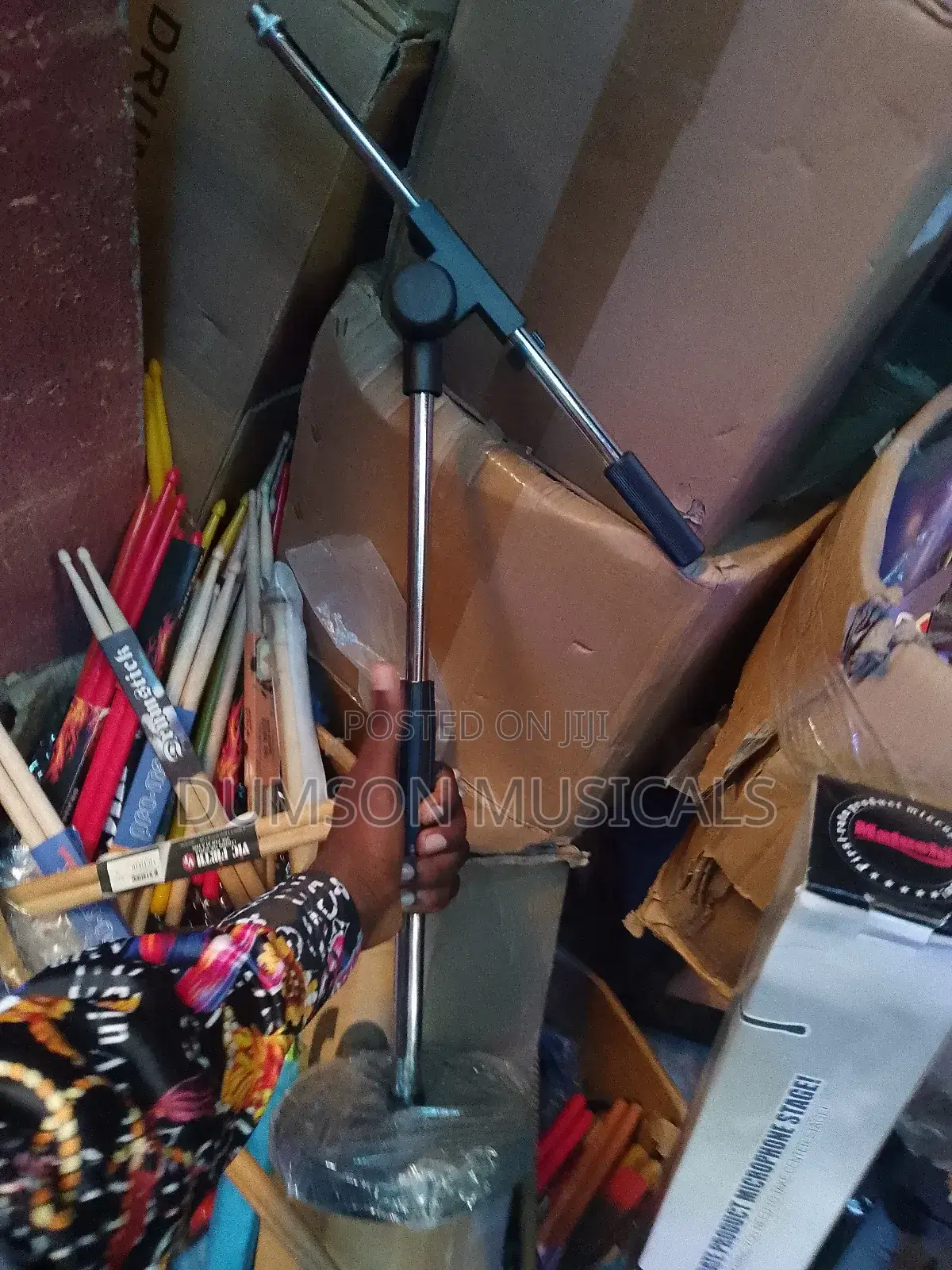 Table Mic Stand Round Base