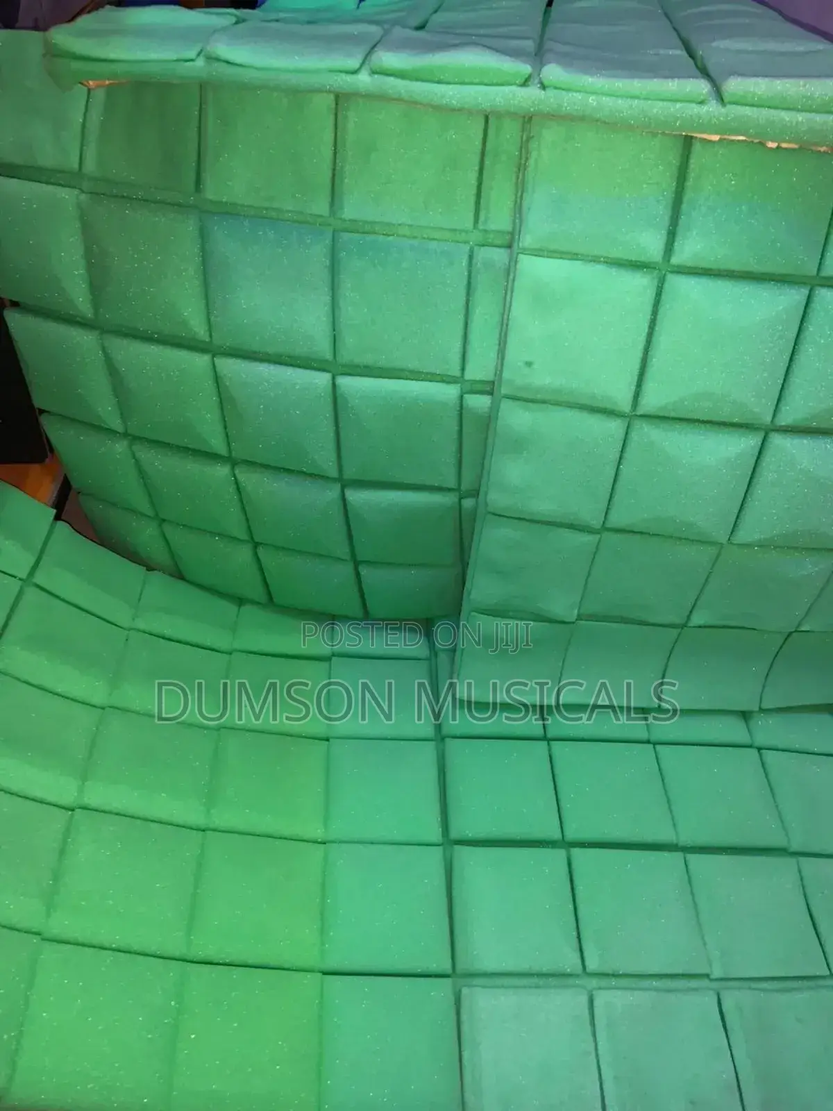 20kgm Mushroom Head Design Acoustic Foam(Green Colour)