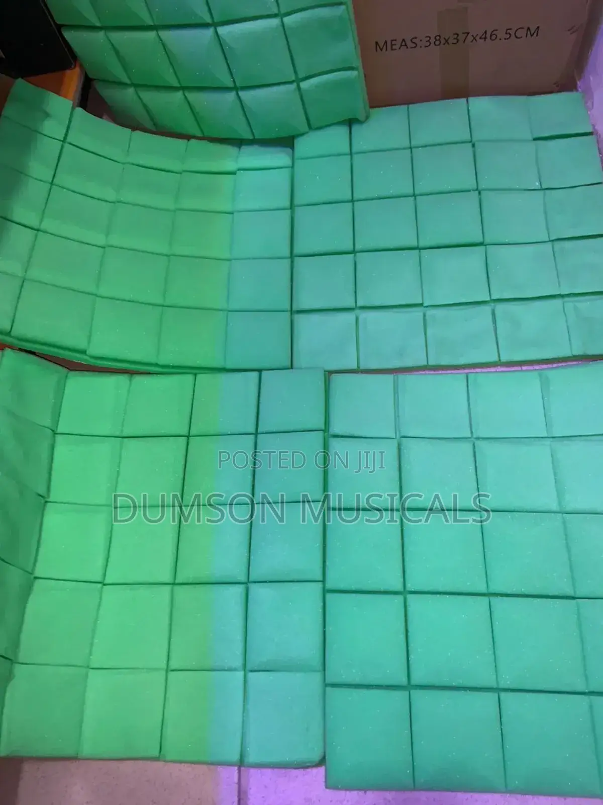 20kgm Mushroom Head Design Acoustic Foam(Green Colour)