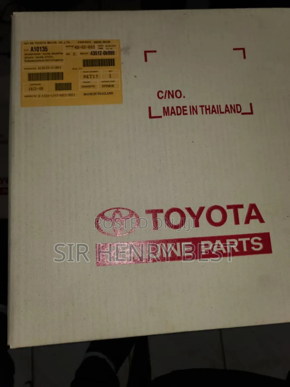 Front Brake Disc Toyota Forthuner/ Hilux 2015/22