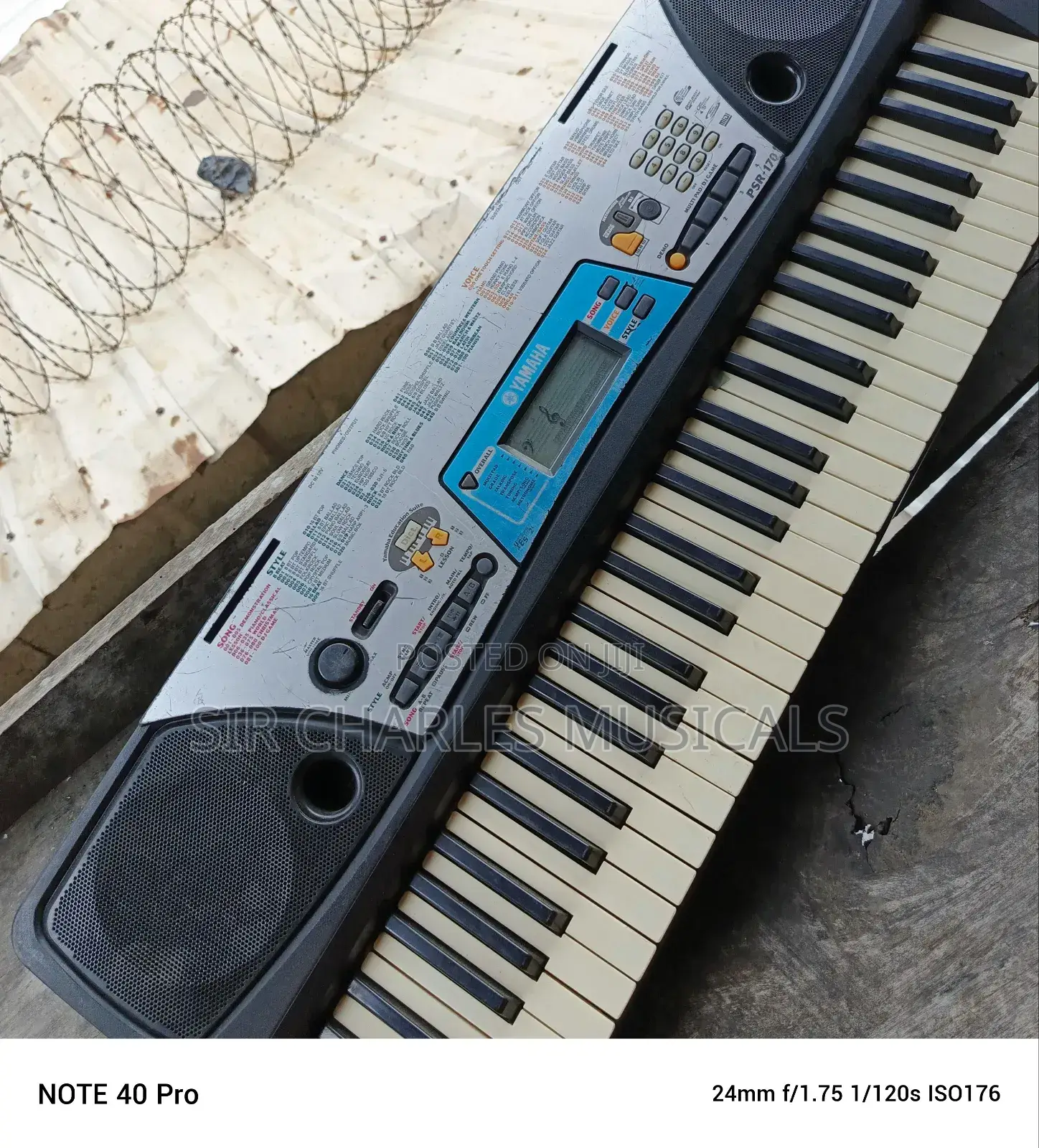 Original Yamaha PSR 170 Keyboard