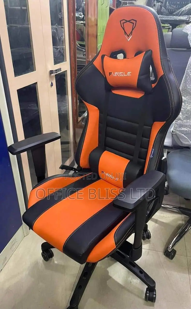 Furgle Gaming Ergonomic Design Chair- ORANGE