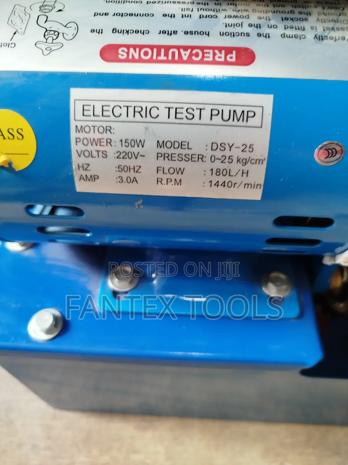 Electric Test Pump