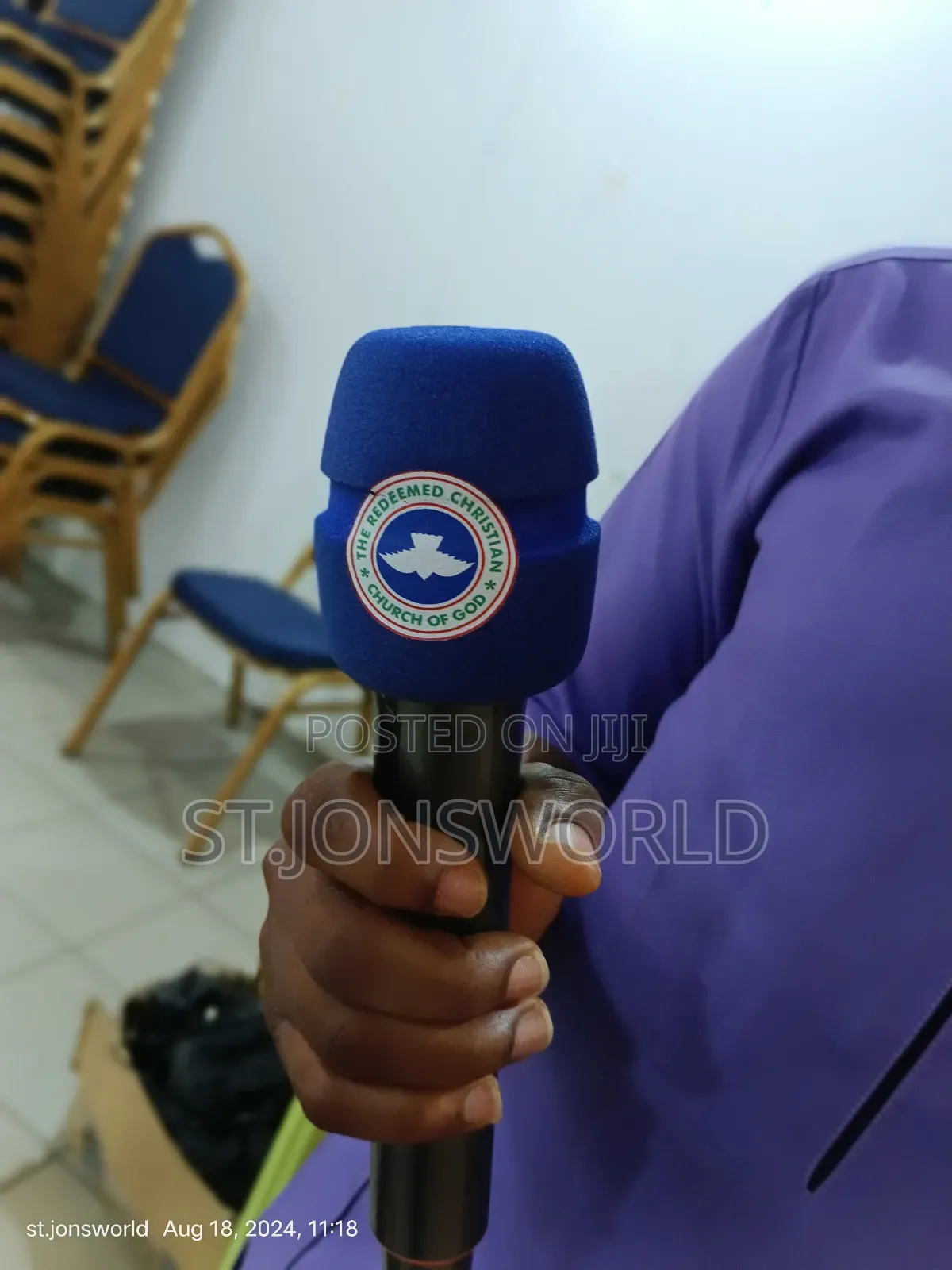 Branded Microphone Cover