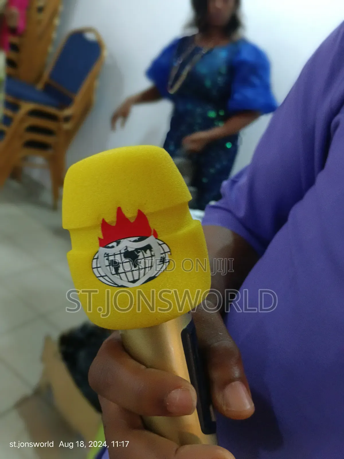 Branded Microphone Cover
