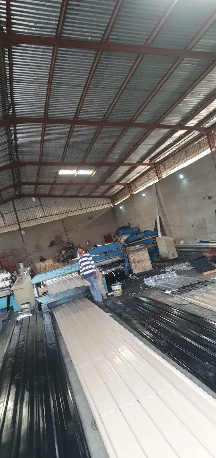 Oven Baked Long Sparn Roofing Sheets