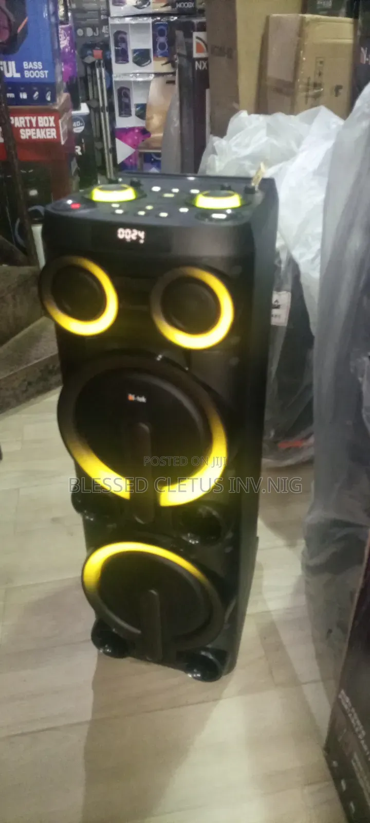 N-Tek Phantom 2 Bass Bosst Rechargeable Party Box System