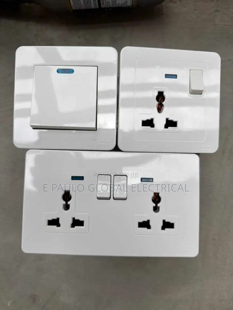 Original 13amps Double Sockets White
