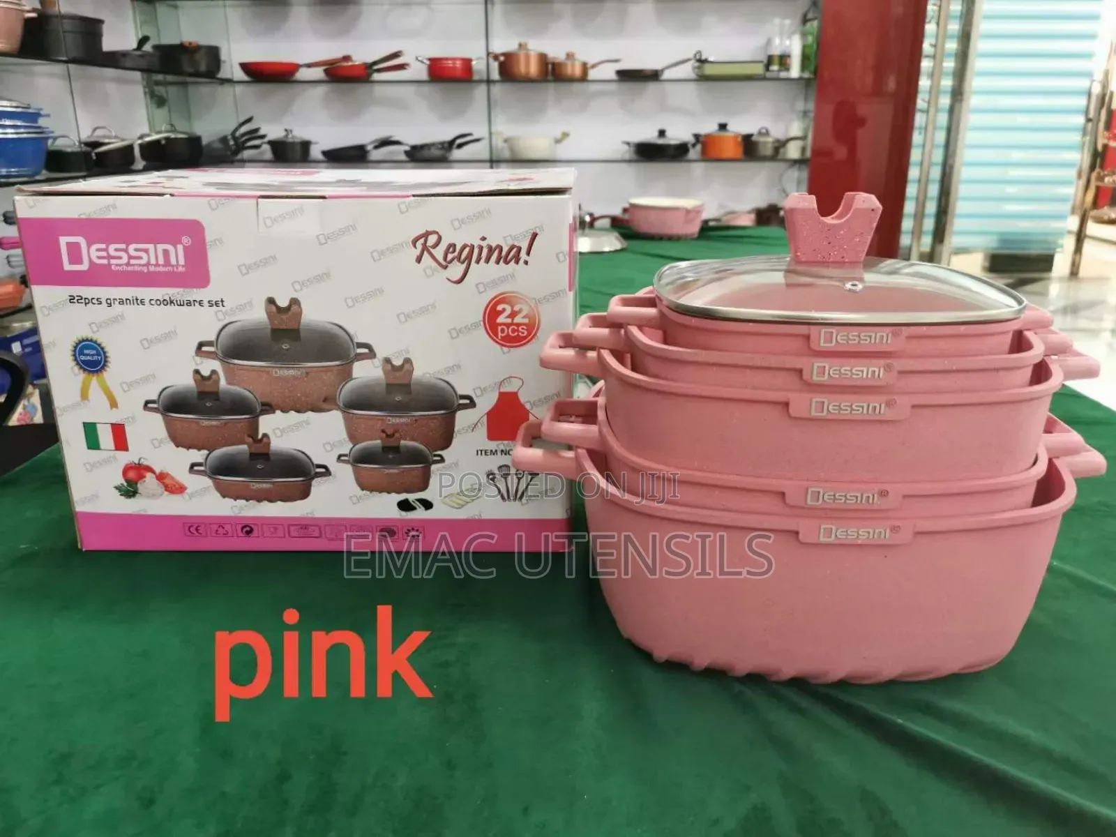 22pcs Dessini Cookware Wit Complete Accessories