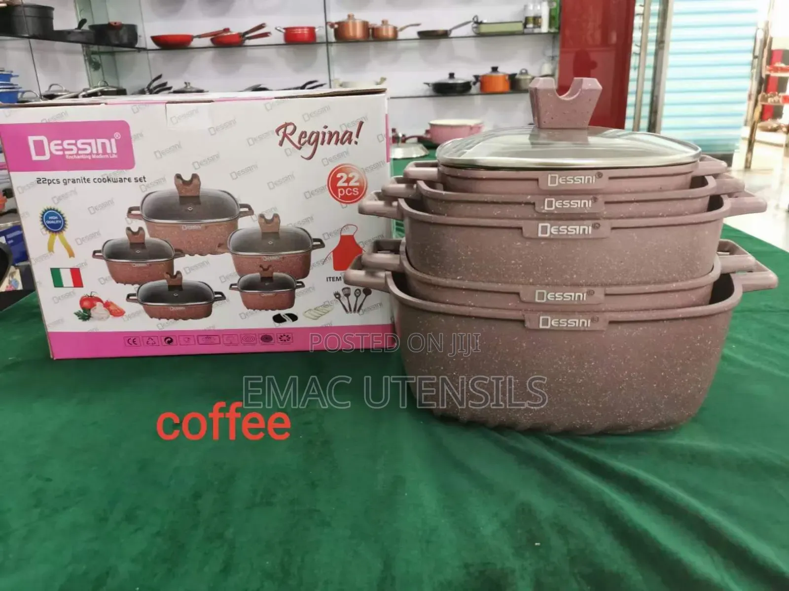 22pcs Dessini Cookware Wit Complete Accessories
