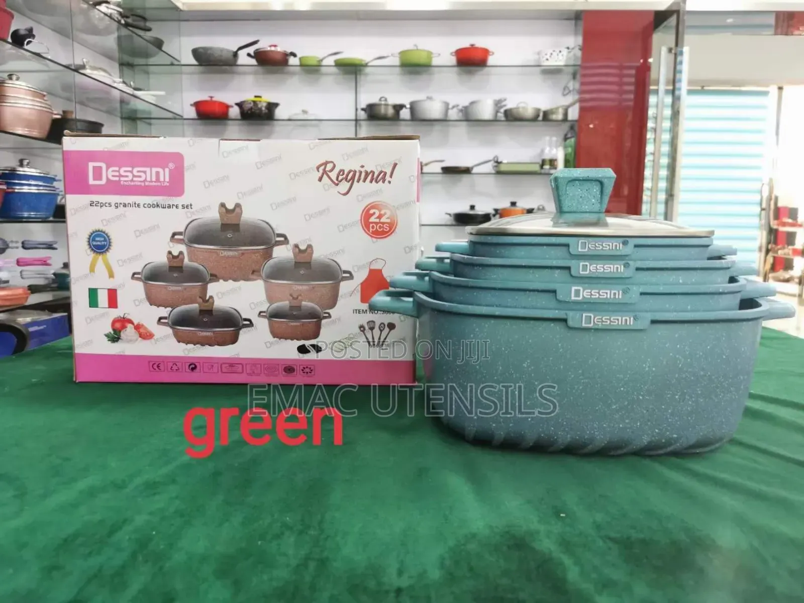 22pcs Dessini Cookware Wit Complete Accessories