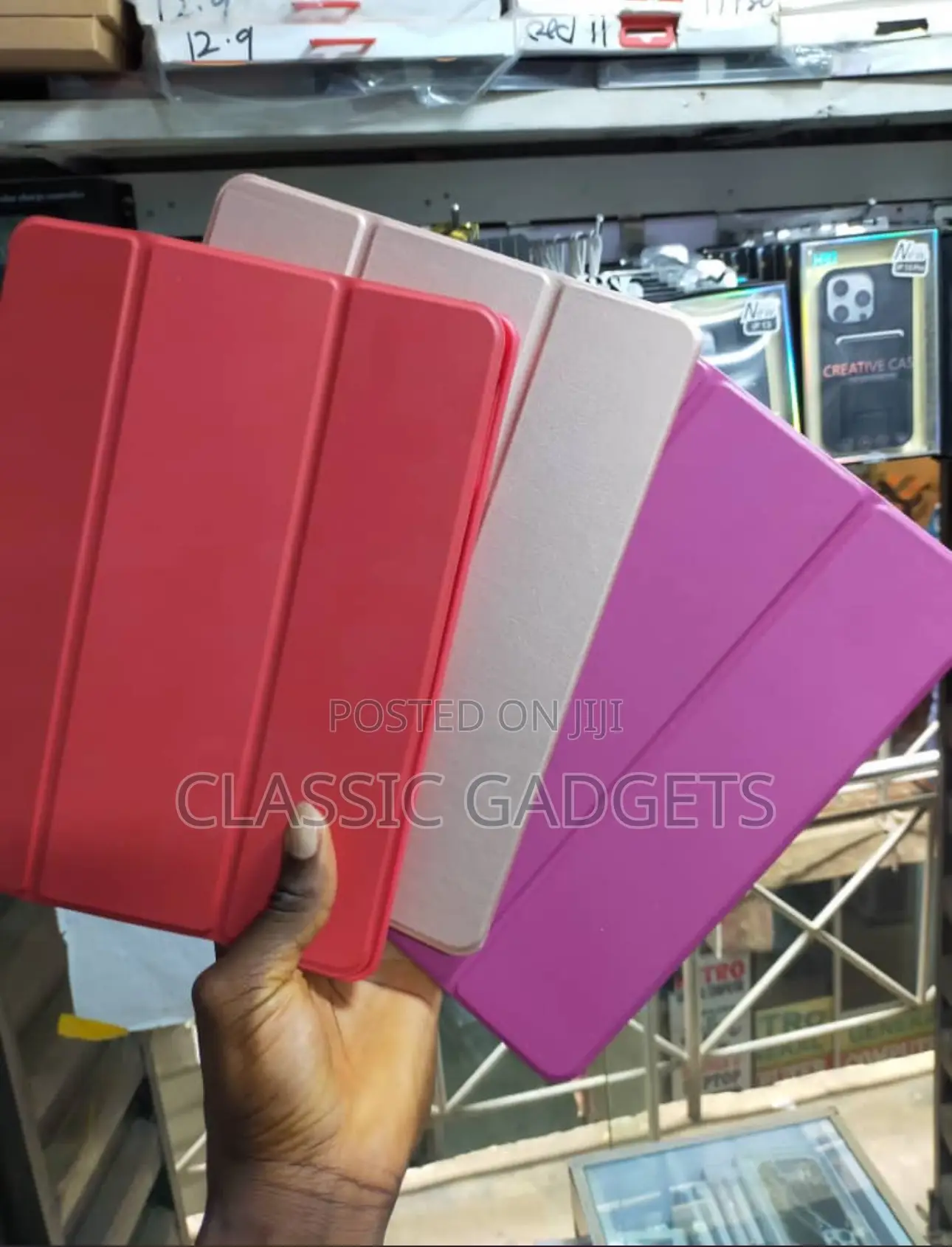 Smart Flip Cover With Auto Sleep/Wake for Samsung Tablets