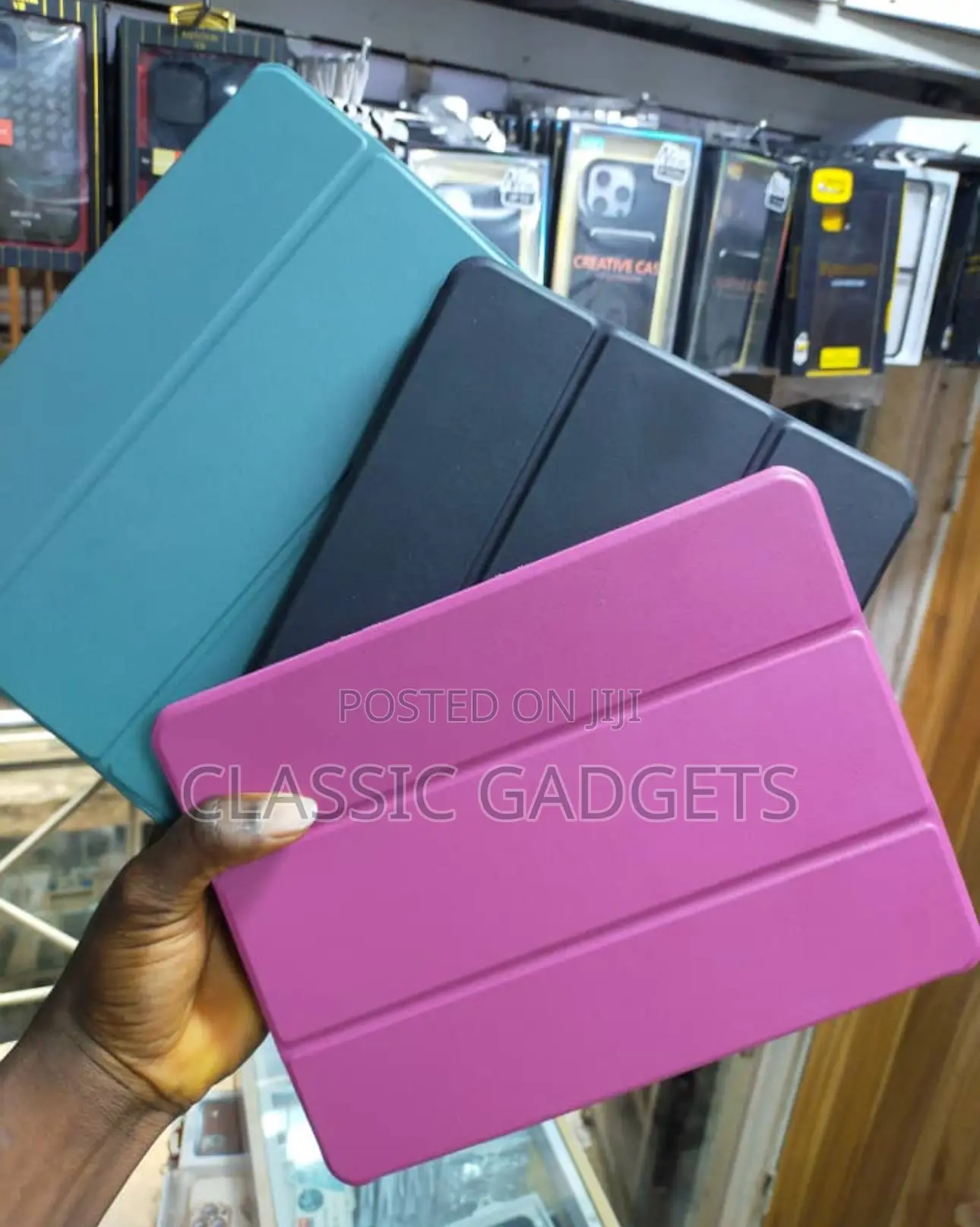 Smart Flip Cover With Auto Sleep/Wake for Samsung Tablets