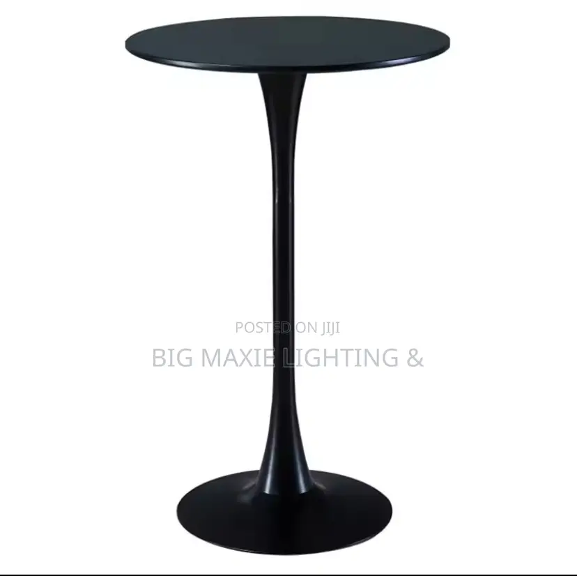 Circular Gold High Top Bar Table