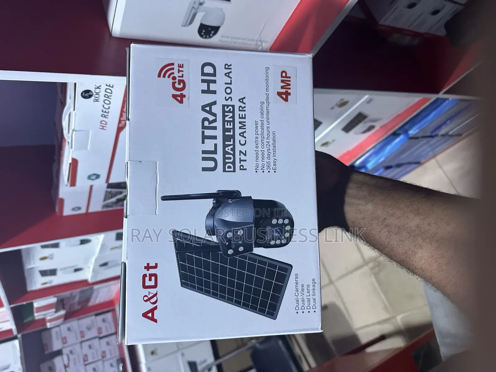 Ultra HD Dual Lens Solar PTZ Camera