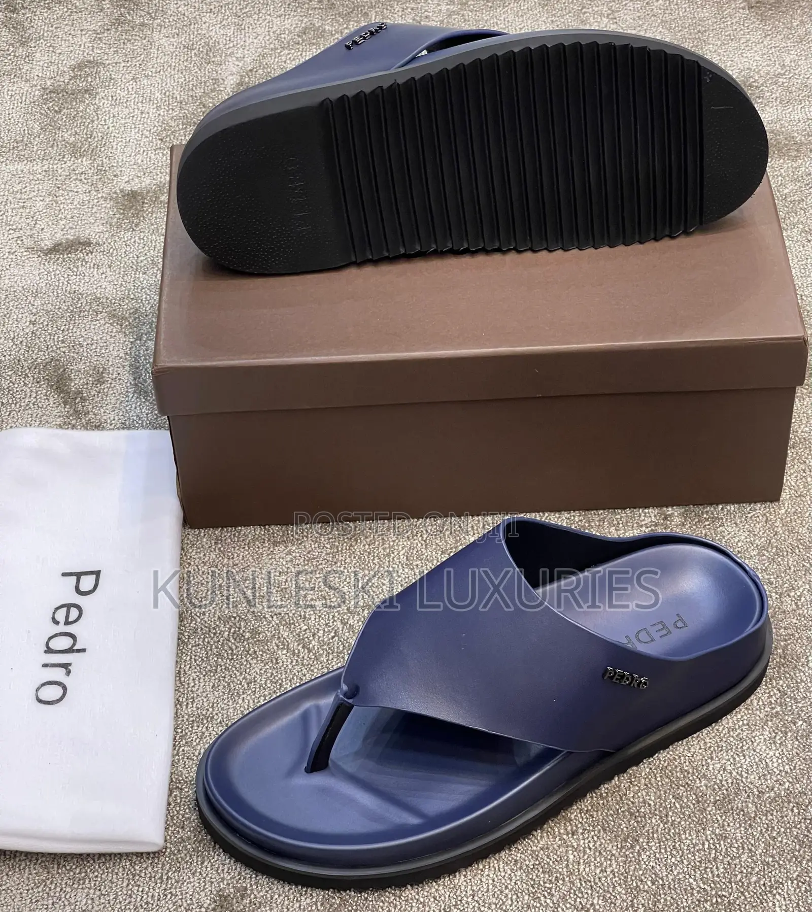 Original Pedro Luxury Leather Slippers for Men