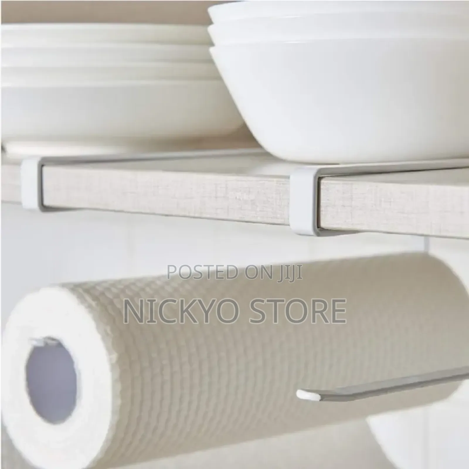 Under-Shelf Towel Holder or Cloth Hanger Rack