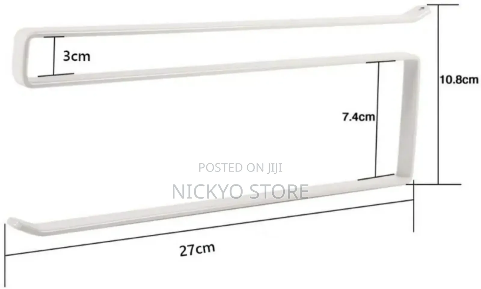 Under-Shelf Towel Holder or Cloth Hanger Rack