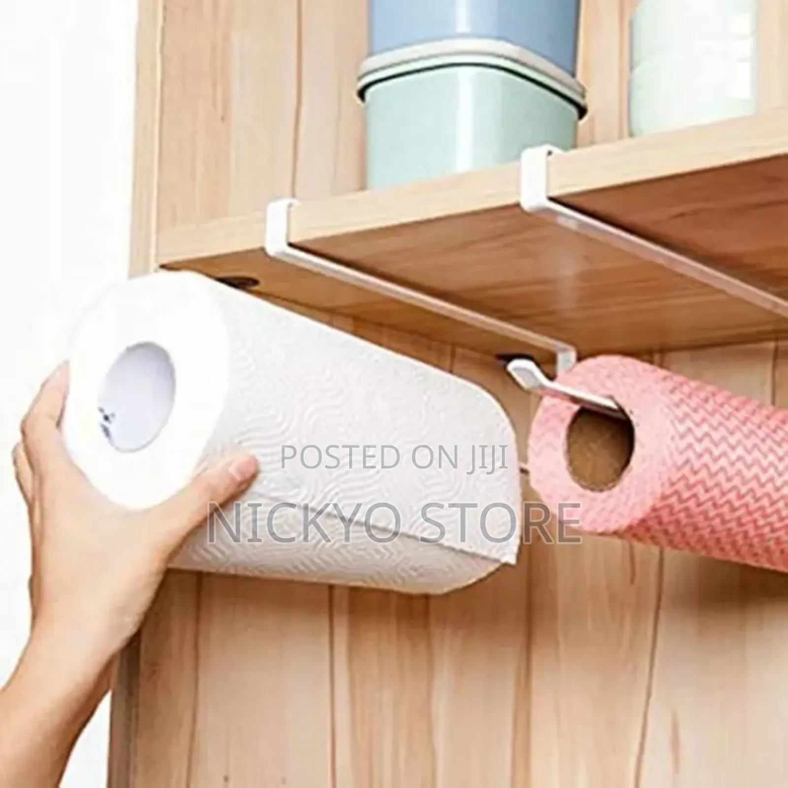 Under-Shelf Towel Holder or Cloth Hanger Rack