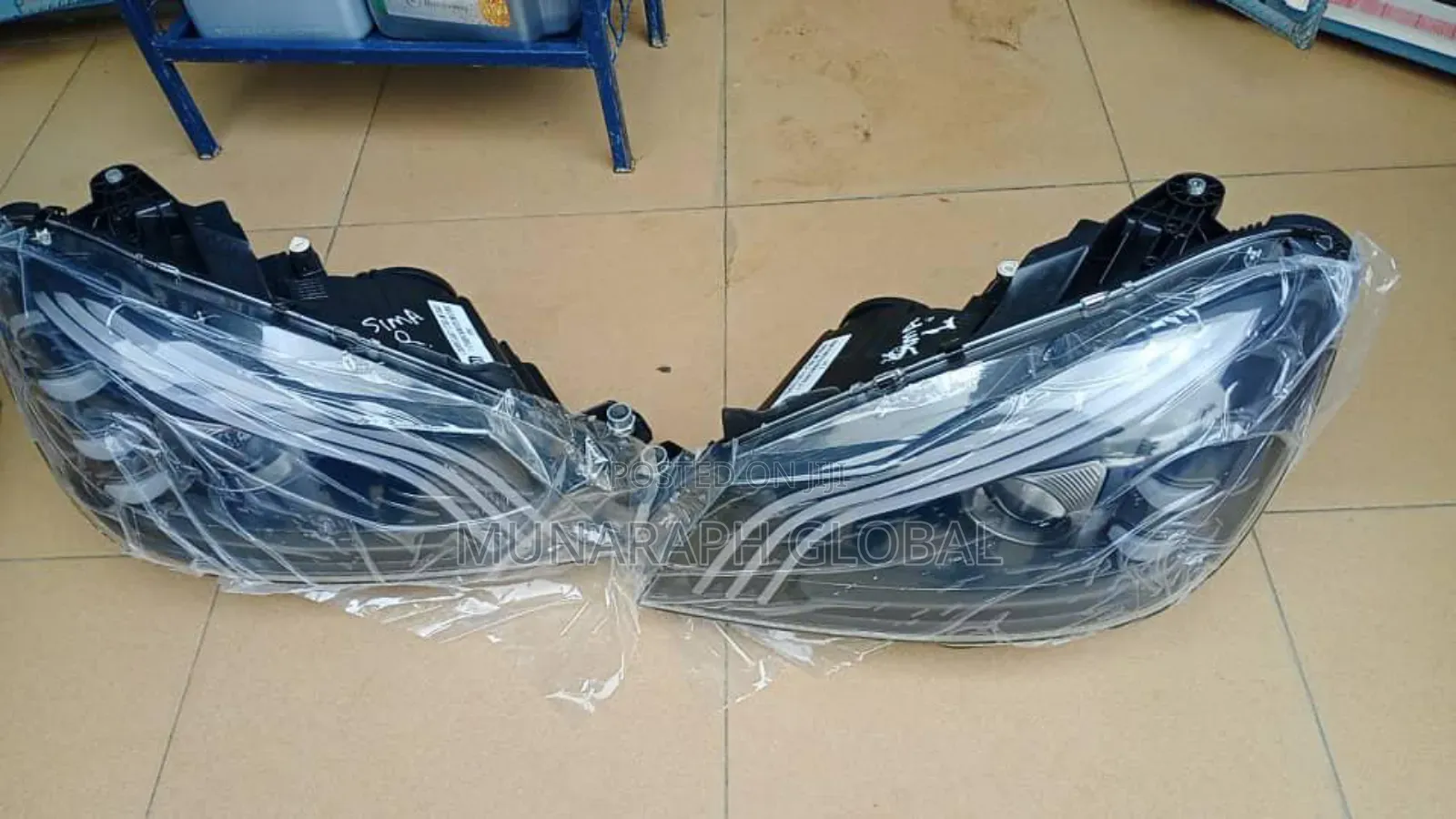2014 Model Mercedes Benz C300 Maybach Headlight Set.