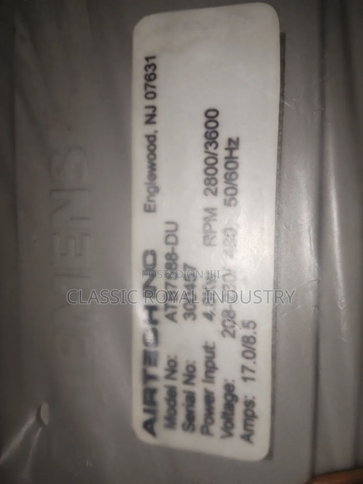 Original Brand New Siemens Double Blade Exhaust Blower
