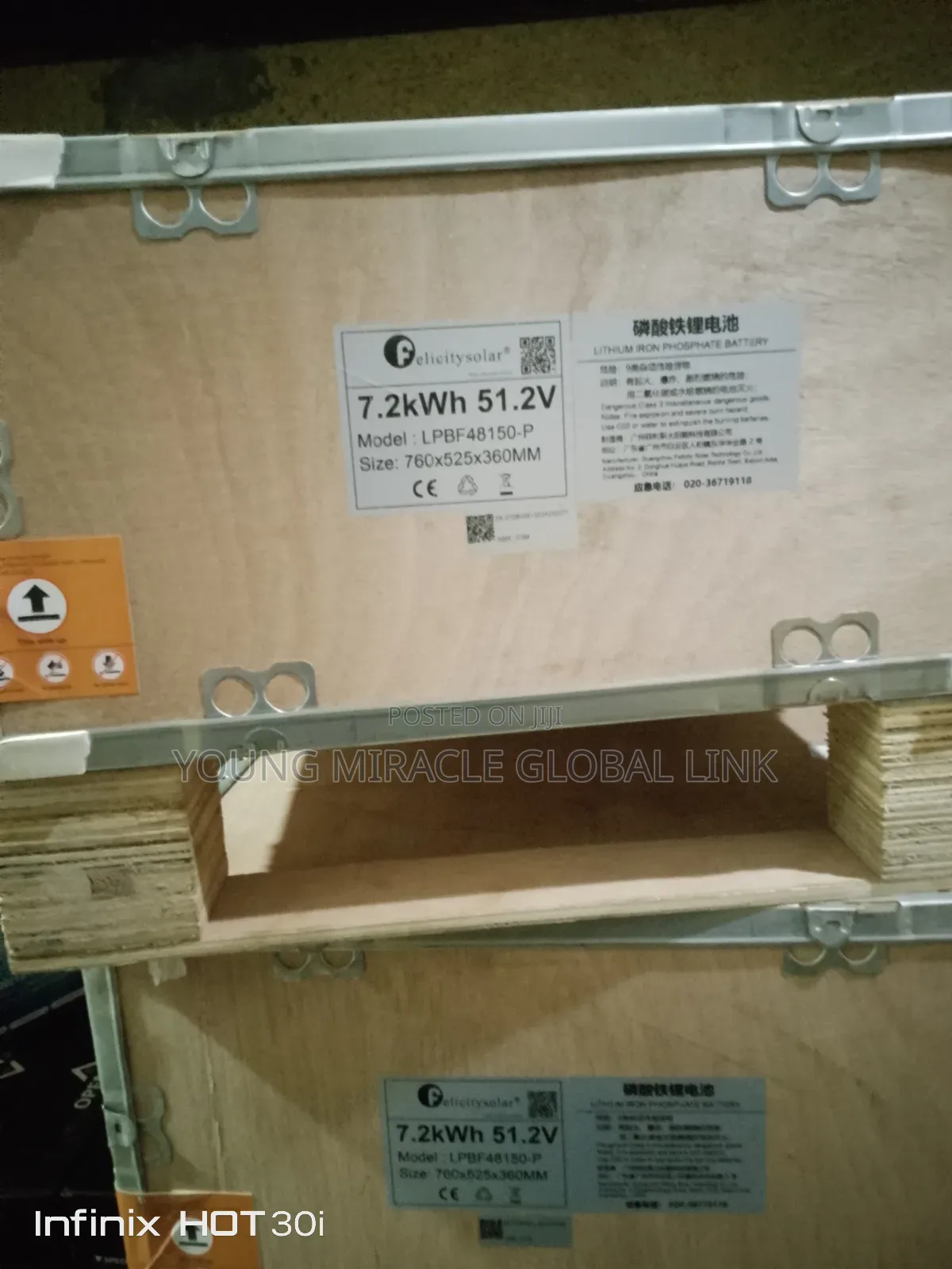 7.2kwh 51.2v Felicity Ion Lithium Battery