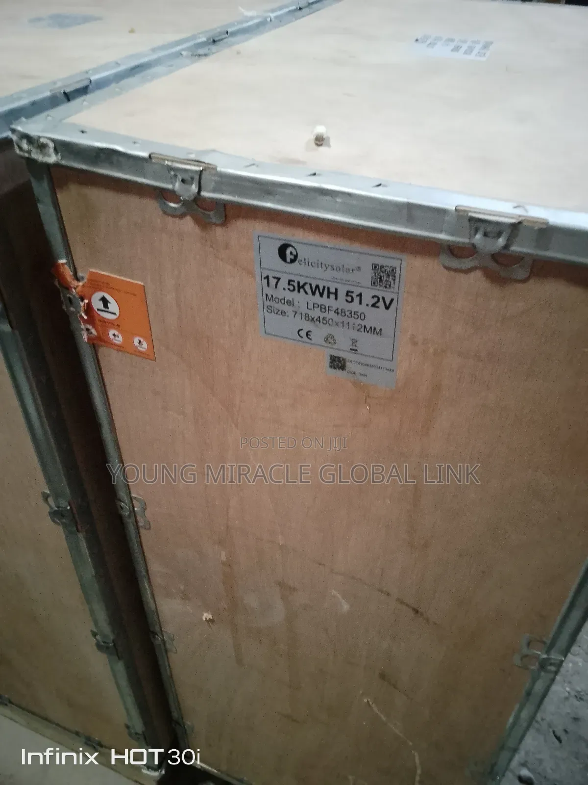 17.5kwh/51.2v Felicity Ion Lithium Battery