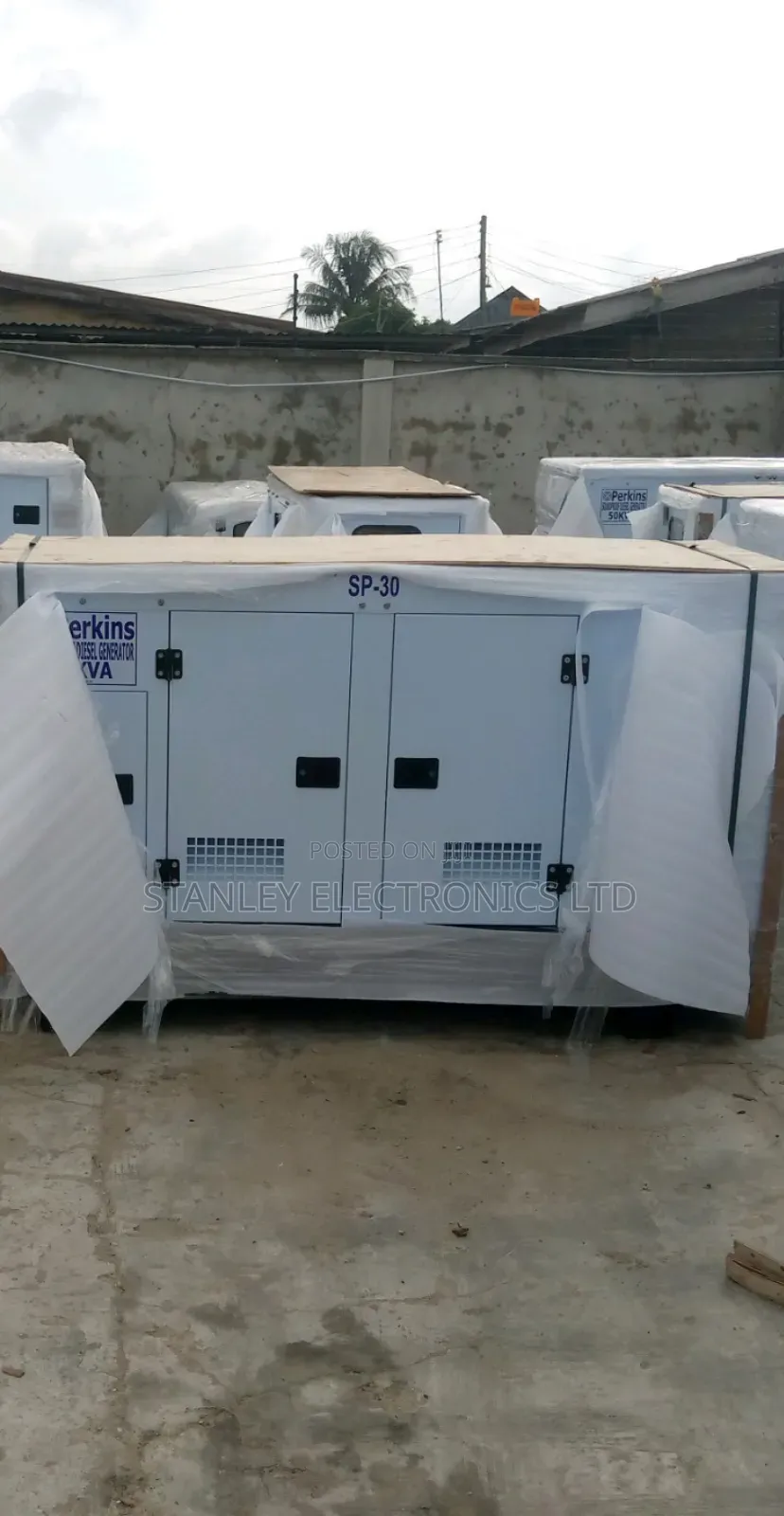 Brand New 30kva Perkins Soundproof Generator Diesel 100 Cp