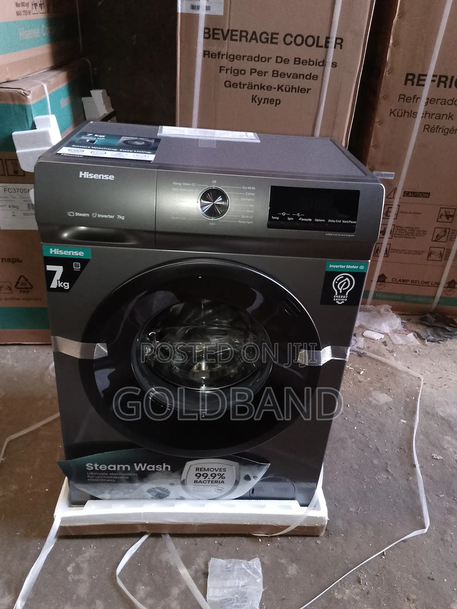 Eazy-to-Use 7kg Hisense Wash and Spin Machine Wm 7012 WFQP