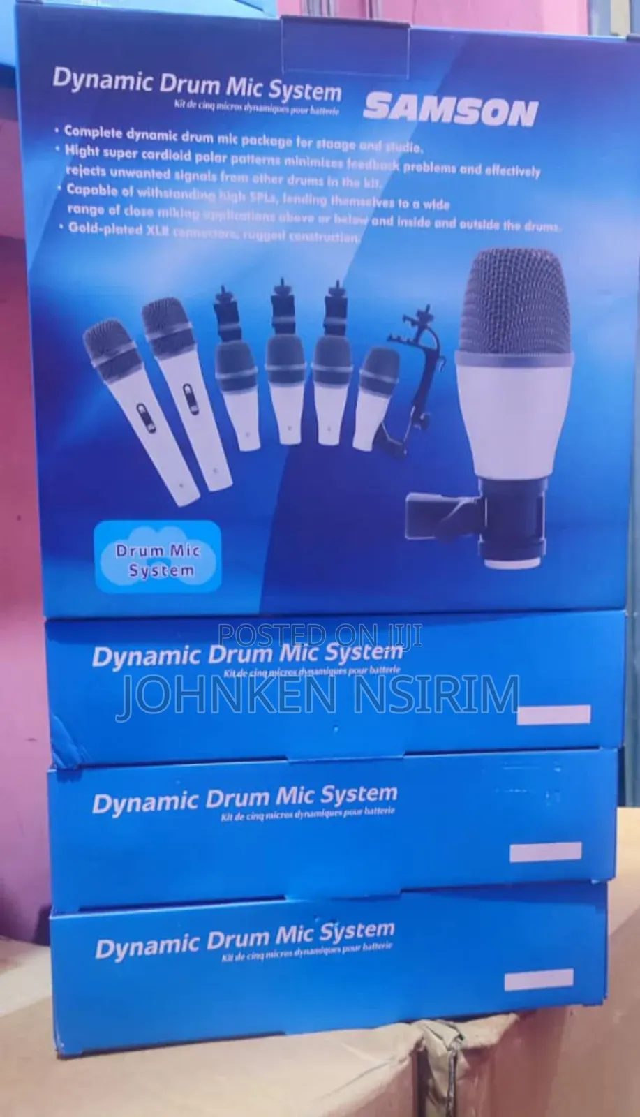 Original Samson 5set Drum Mic