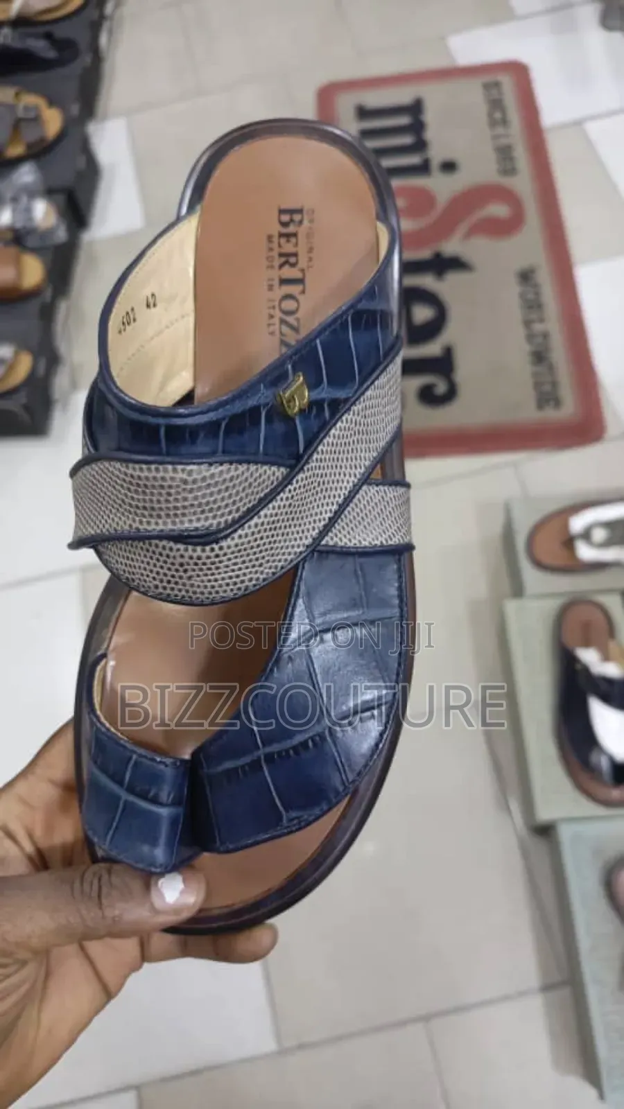 Original Italian BERTOZZI Slippers Available in Store