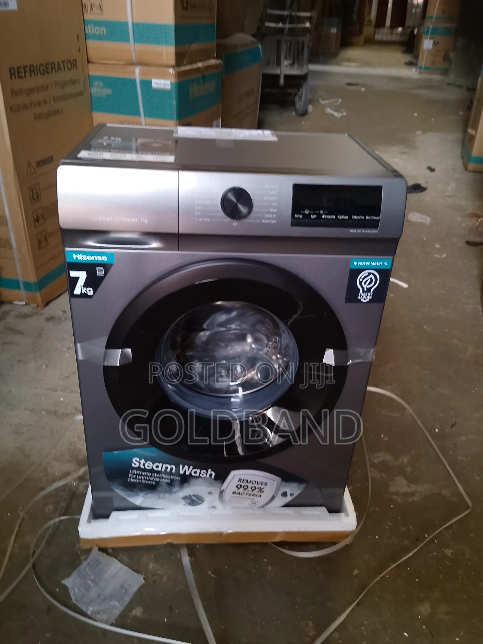 An Authentic 7kg Hisense Wash and Spin Machine "Wm 7012 WFQP