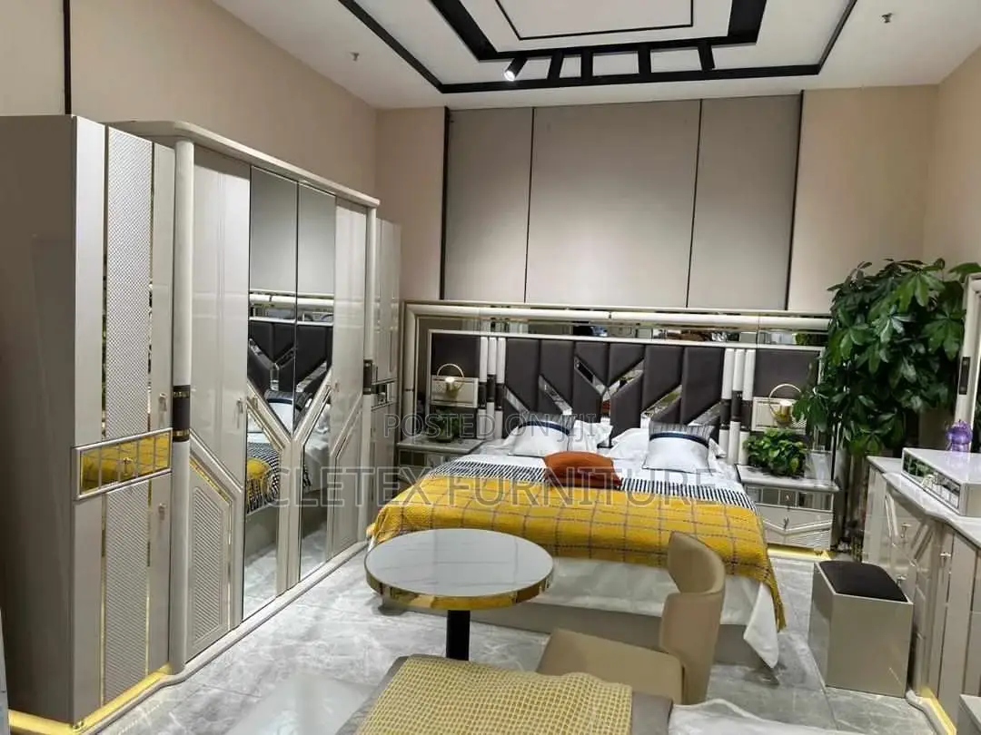Imported Set of 6 by 7 Bed With Wardrobe